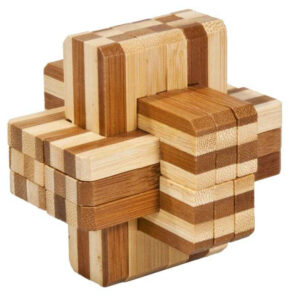 Joc logic IQ 3DPuzzle Block cross, Fridolin4031172171560