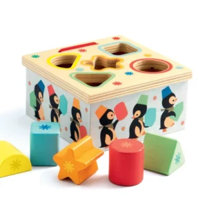 Cutie sortatoare cu pinguini, Djeco