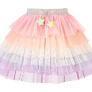 Fustita colorata din tulle pentru fetite, Souza!