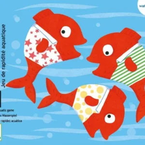 Joc acvatic cu carti Spidifish, Djeco