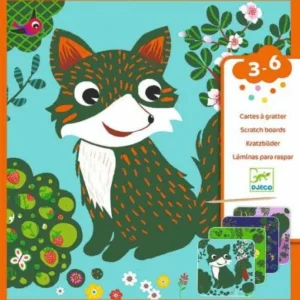 Joc creativ de razuit Animale prietenoase, Djeco