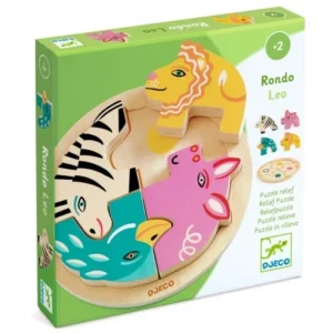 Puzzle din lemn Rondo Leo, Djeco