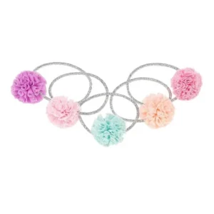 Set 5 elastice de par cu pompoane, Souza!