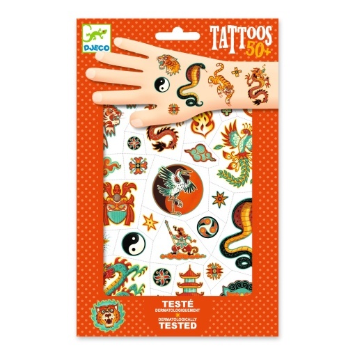 Tatuaje temporare Arte martiale, Djeco